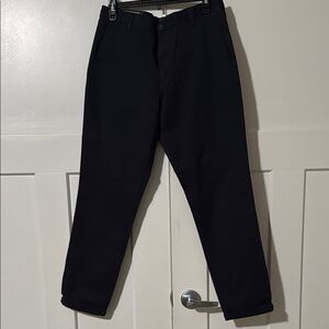 NWT Men’s H&M Slim Fit Navy Blue Dress Pants with Straight Leg Cut